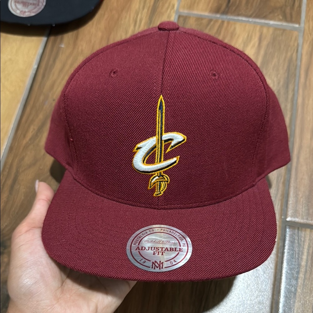 Mitchell & Ness Maroon and Green Cap
